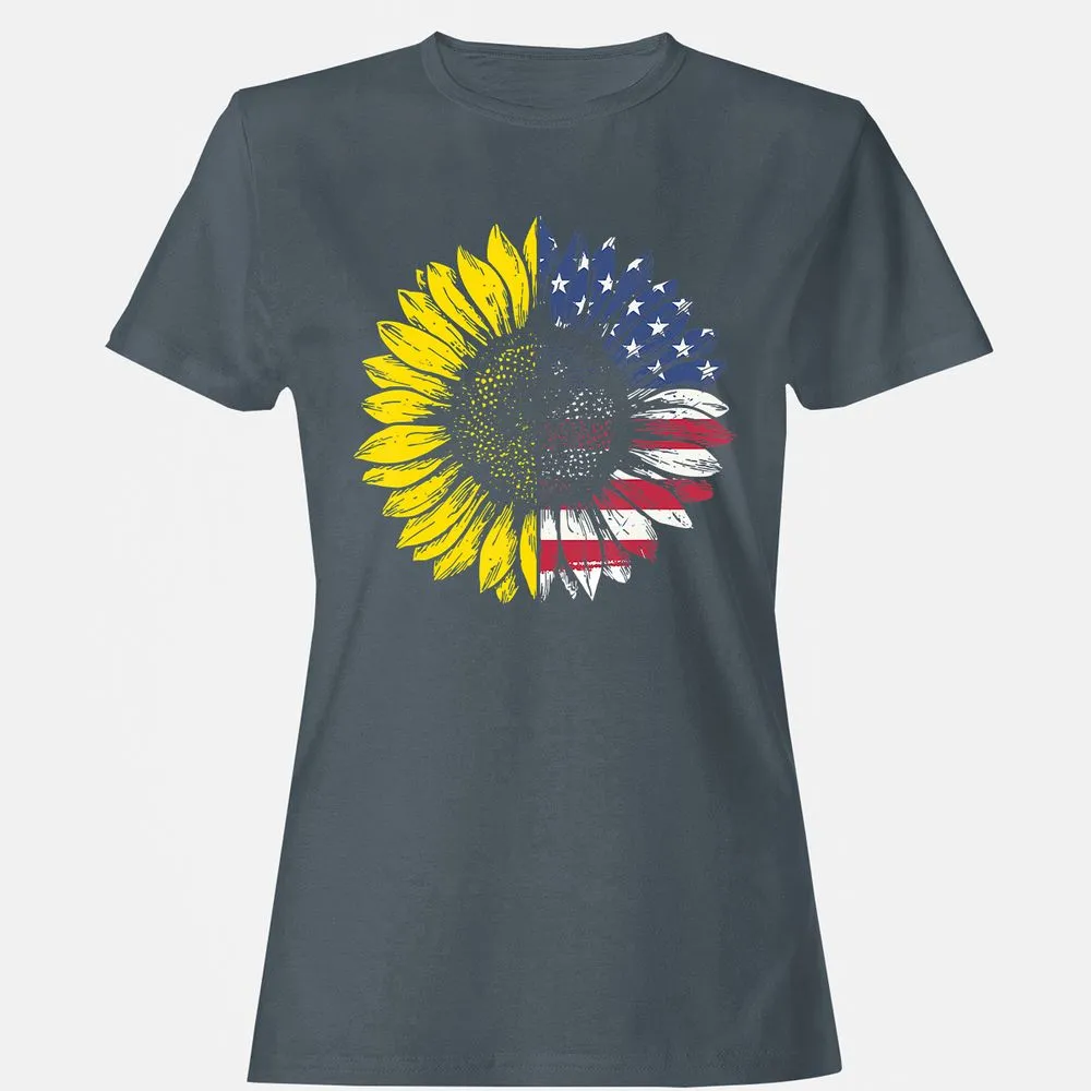 Women's T-Shirt - RH8MQVU1 - Charcoal - 3