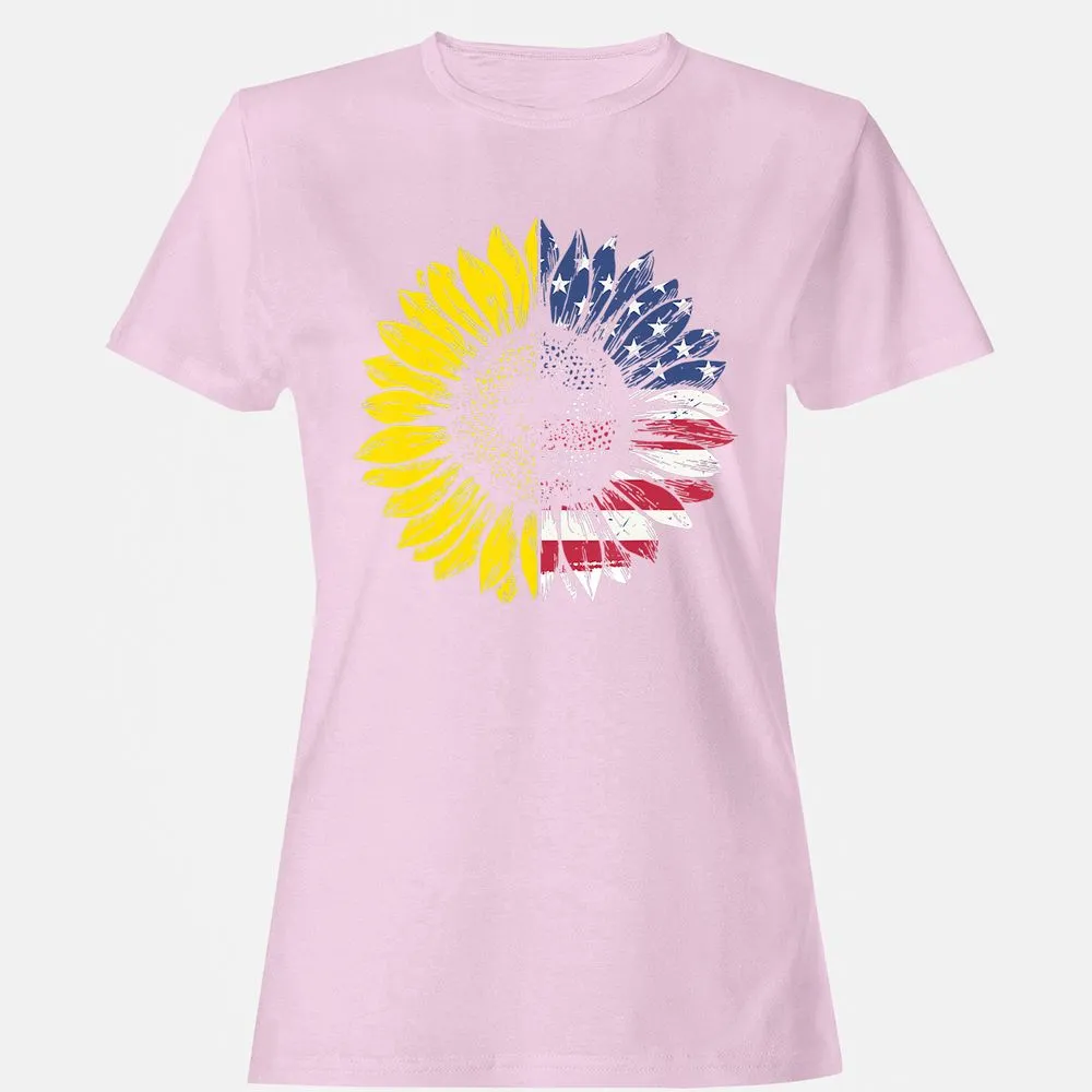 Women's T-Shirt - RH8MQVU1 - Light Pink - 9