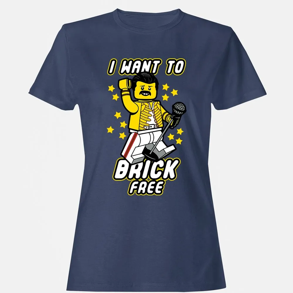 Women's T-Shirt - J7HBEHYQ - Navy - 10