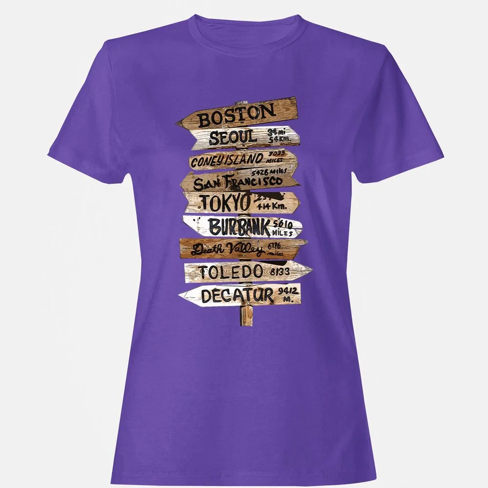 Women's T-Shirt - VGWEPE44 - Purple - 12
