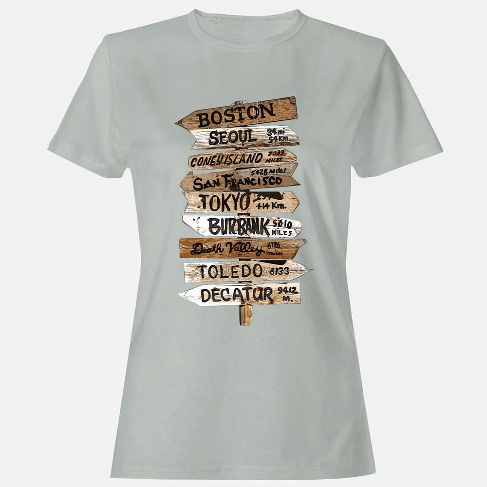 Women's T-Shirt - VGWEPE44 - Ash - 2