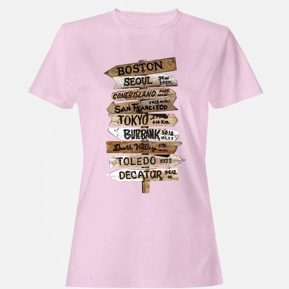 Women's T-Shirt - VGWEPE44 - Light Pink - 9