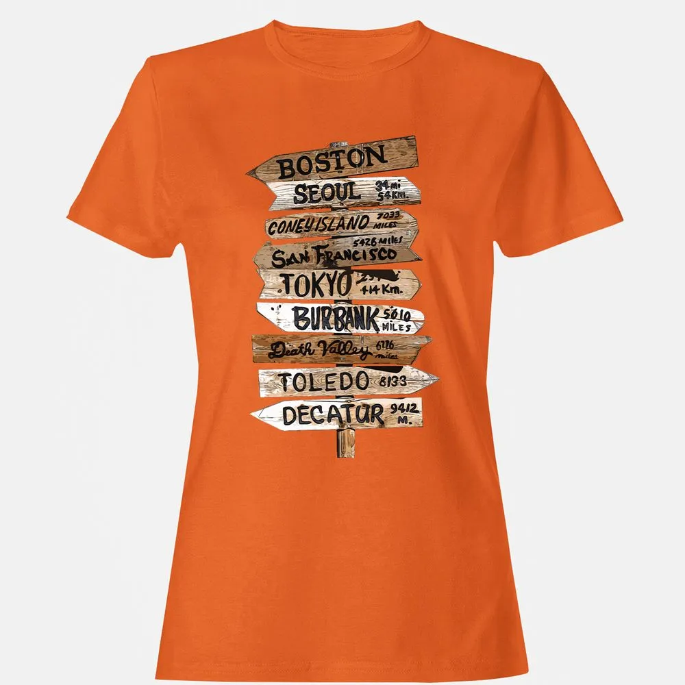 Women's T-Shirt - VGWEPE44 - Orange - 11