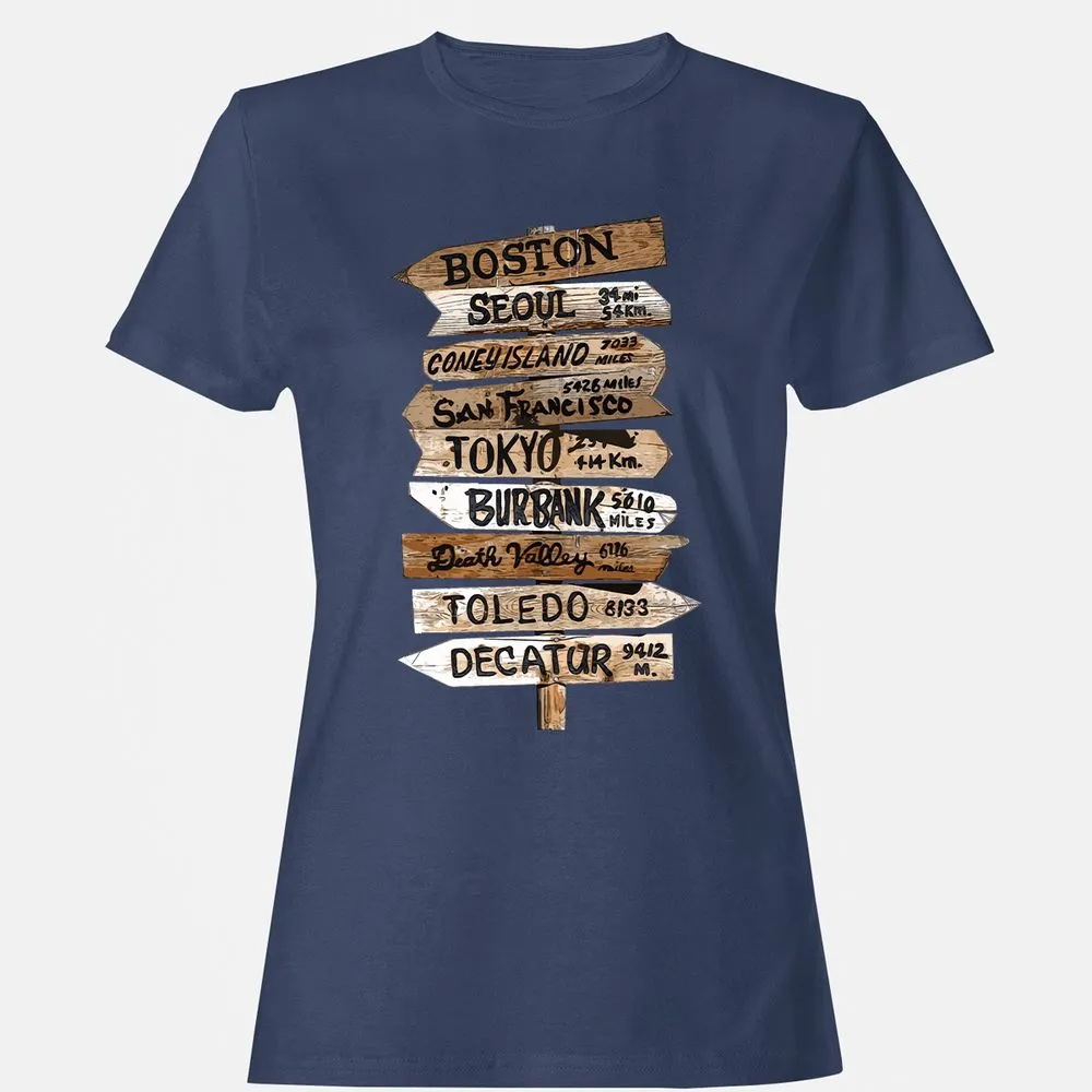 Women's T-Shirt - VGWEPE44 - Navy - 10