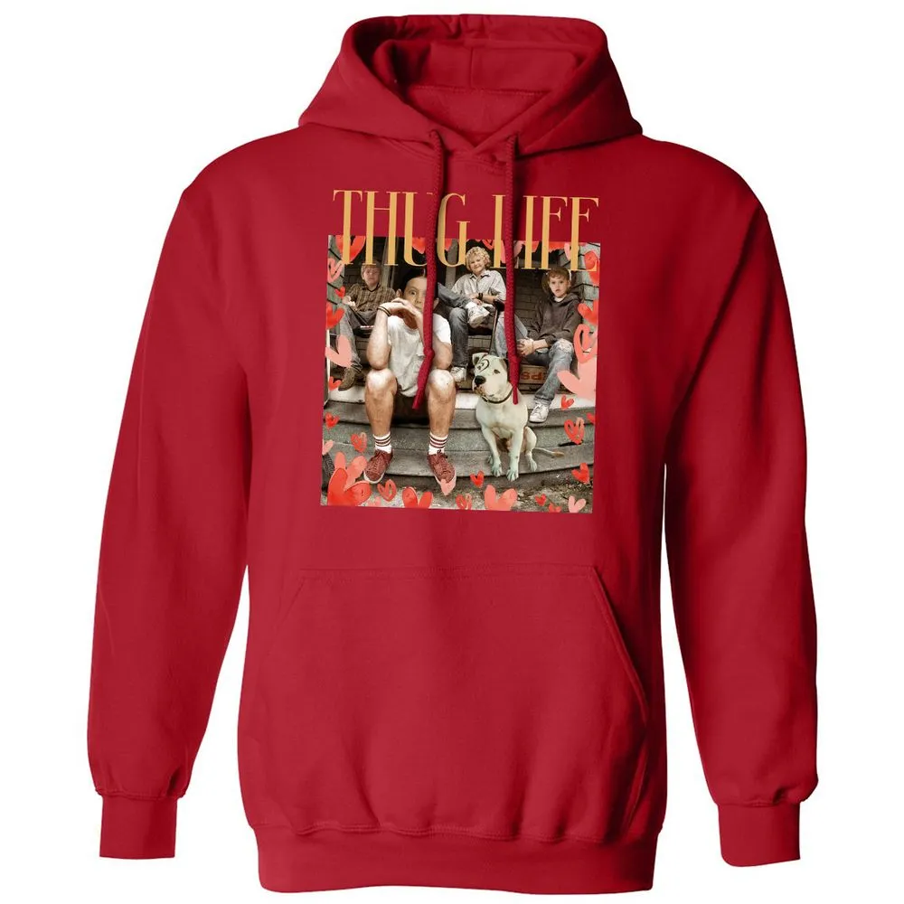 Classic Unisex Hoodie - T5H8N5YN - Red - 5