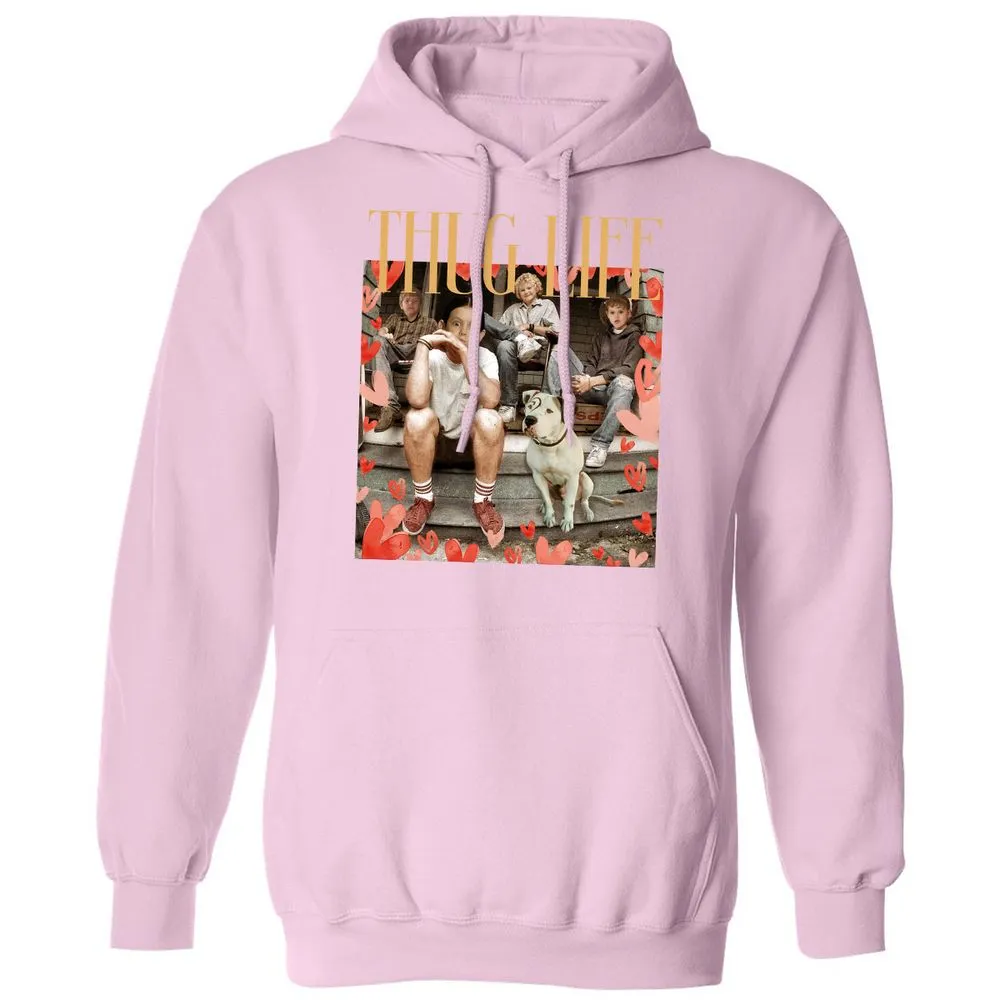 Classic Unisex Hoodie - T5H8N5YN - Light Pink - 3