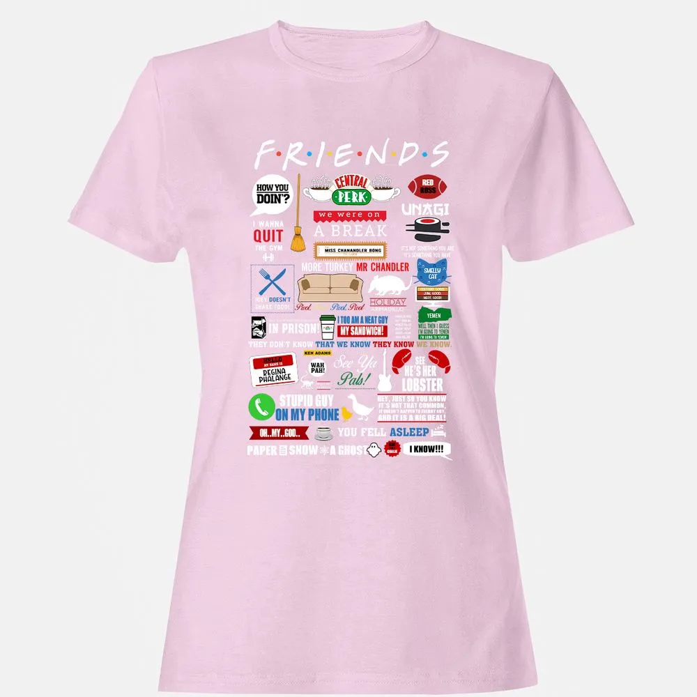Women's T-Shirt - YC4DHBQ7 - Light Pink - 9
