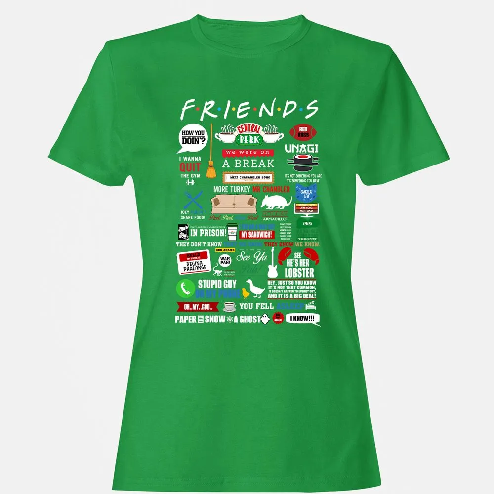 Women's T-Shirt - YC4DHBQ7 - Irish Green - 7