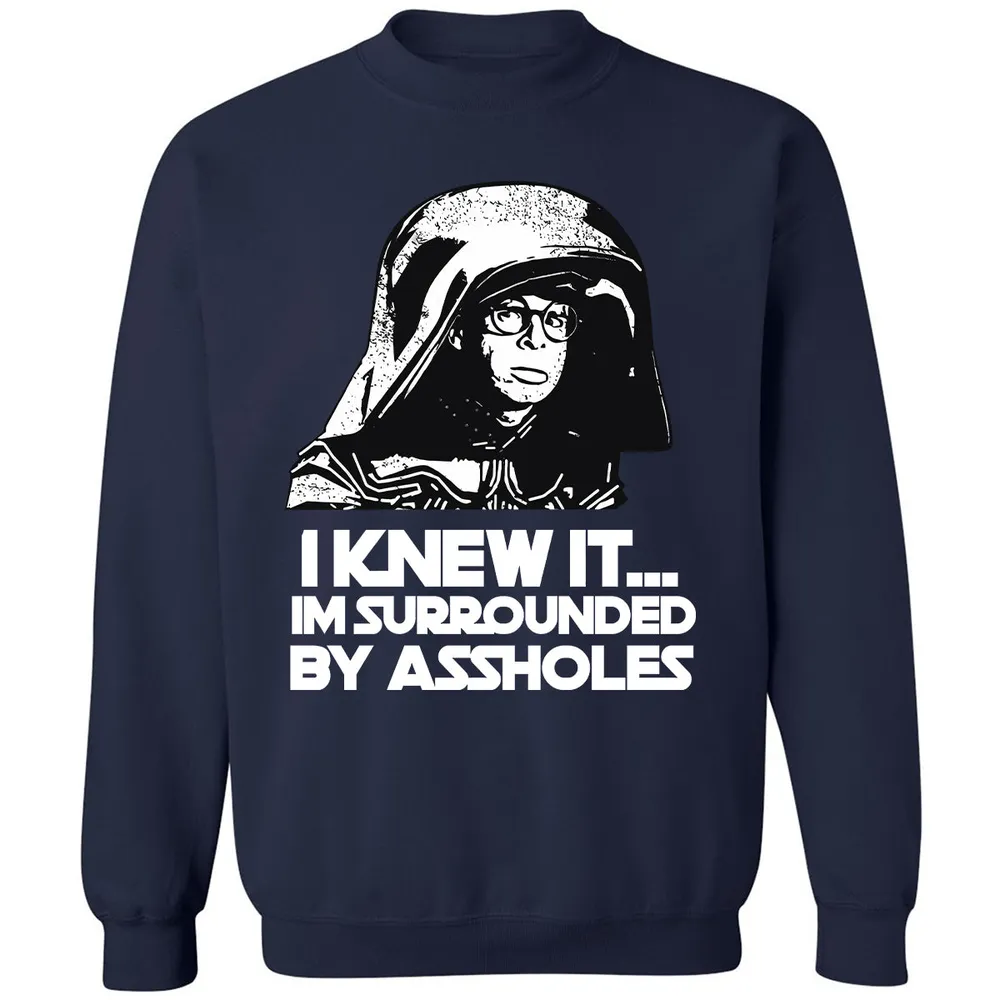 Surrounded By Assholes Classic Unisex Sweatshirt - 3