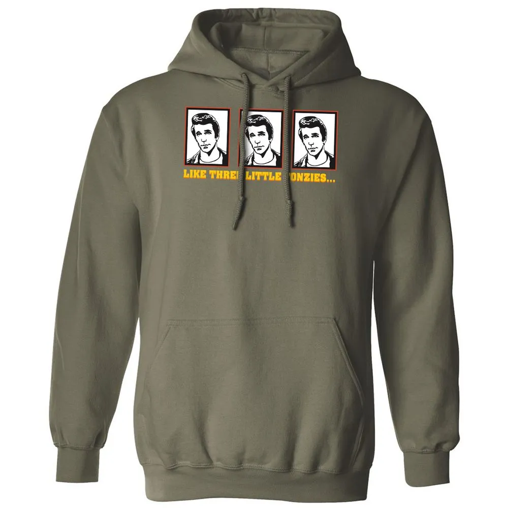 Classic Unisex Hoodie - HRS539M4 - Military Green - 4
