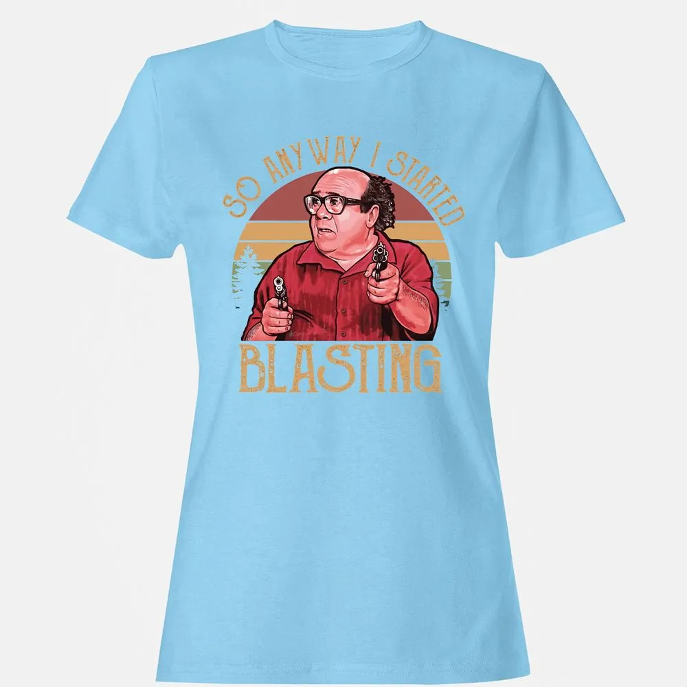 Women's T-Shirt - P7T9UQVL - Light Blue - 8