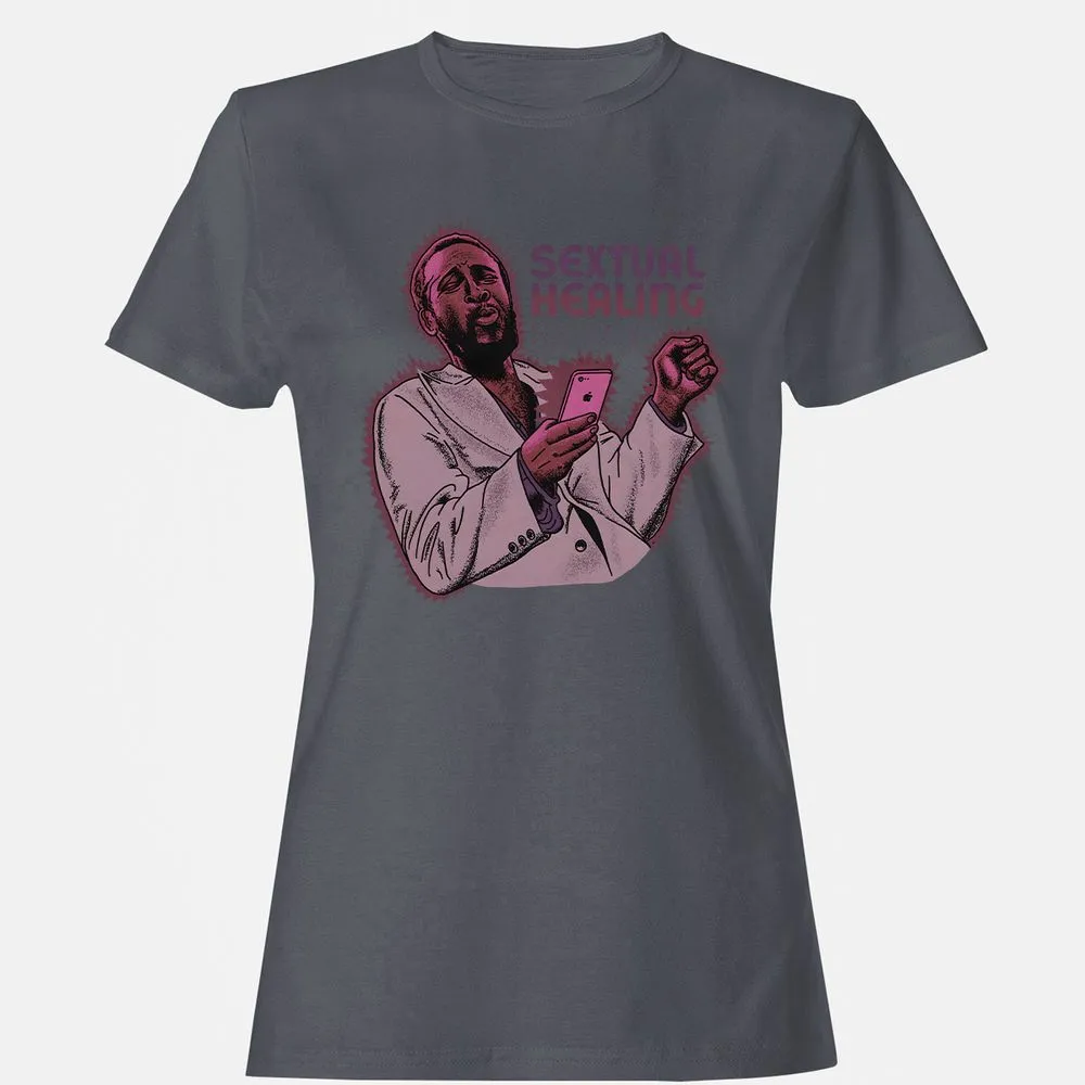 Women's T-Shirt - ELVJAS2D - Dark Heather - 5