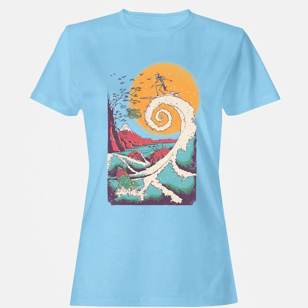 Women's T-Shirt - YM6XKWCG - Light Blue - 8