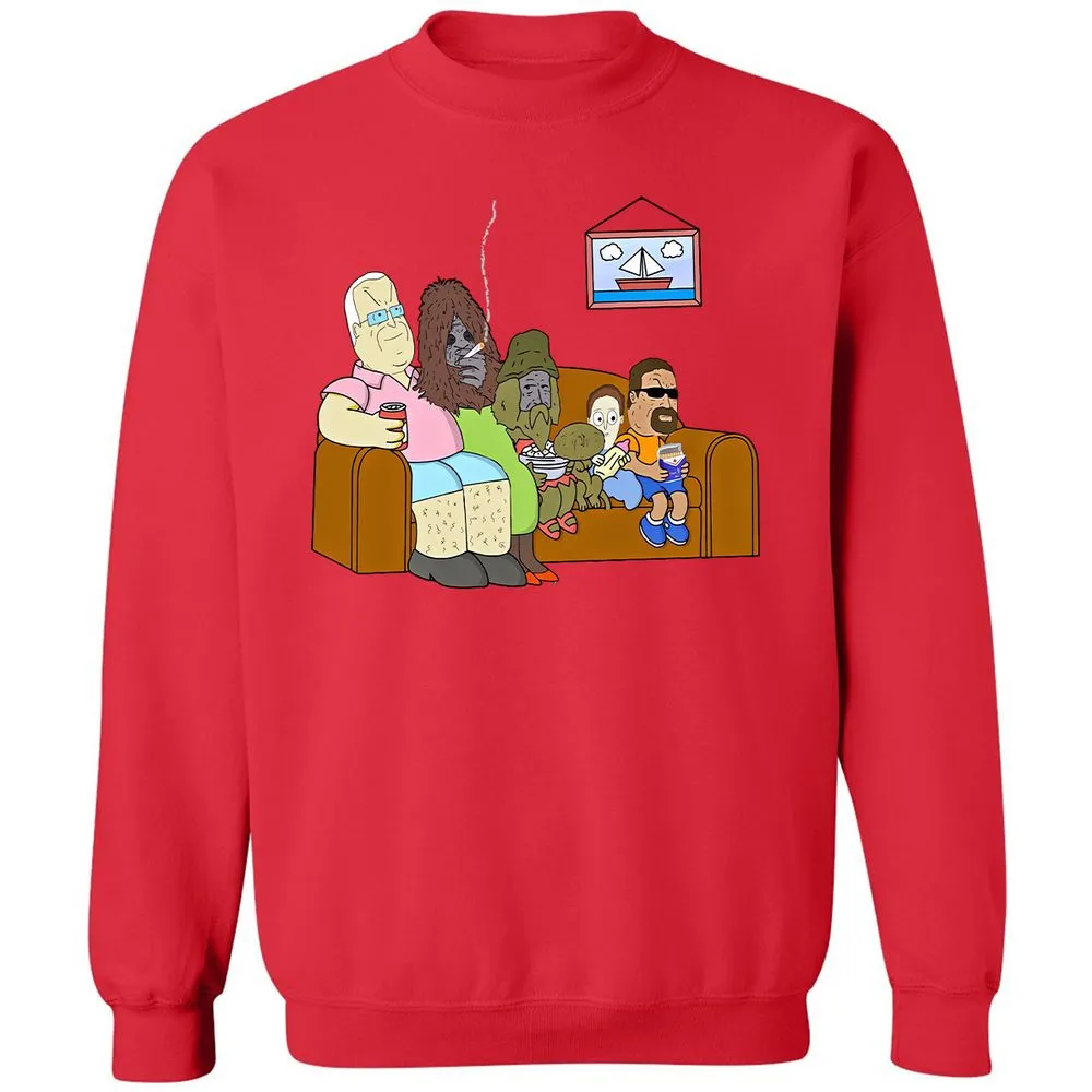 Classic Unisex Sweatshirt - 2QU2ZBXJ - Red - 5