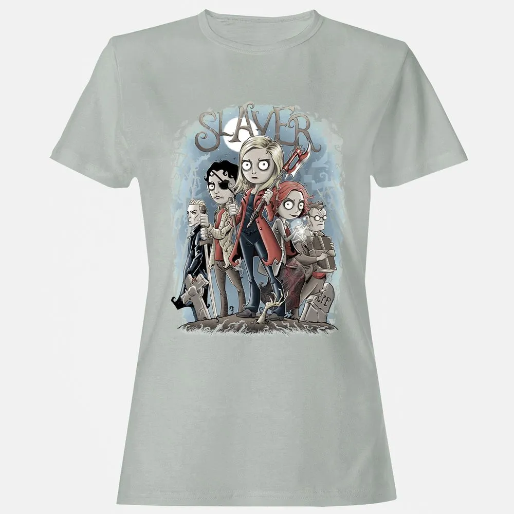 Women's T-Shirt - JA3JZ7AD - Ash - 2