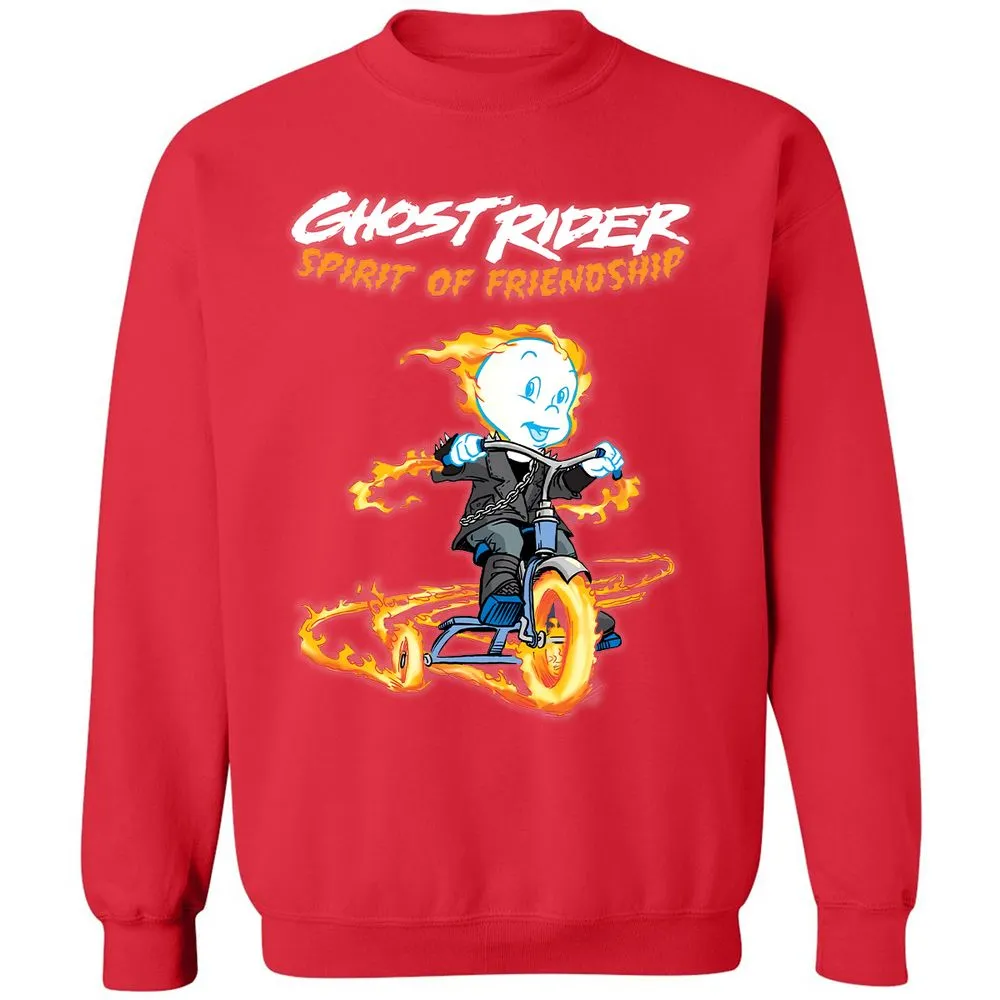 Classic Unisex Sweatshirt - HKMZ1F69 - Red - 5