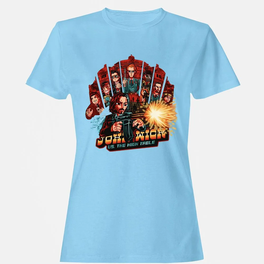 Women's T-Shirt - D7T6Z2N1 - Light Blue - 8