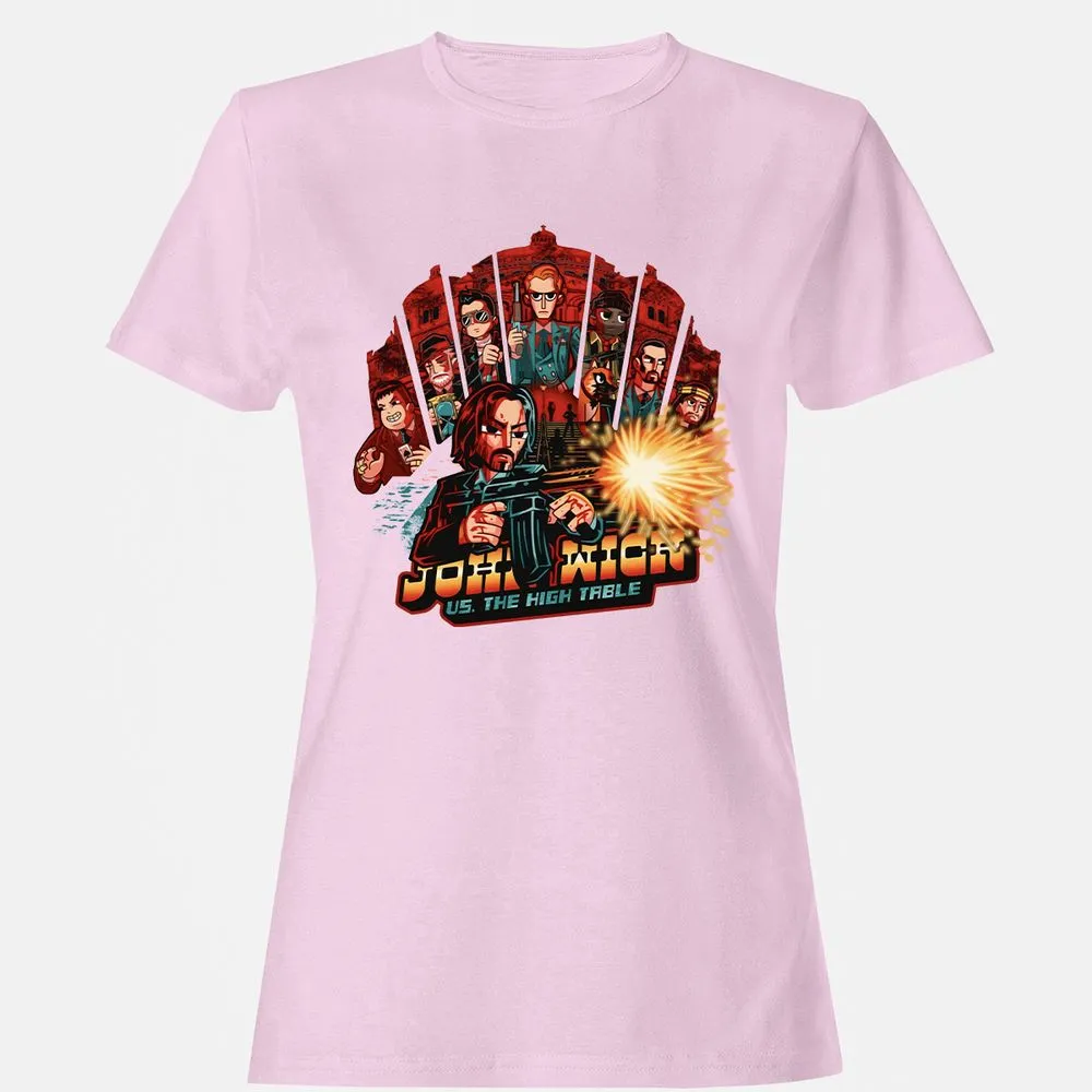 Women's T-Shirt - D7T6Z2N1 - Light Pink - 9
