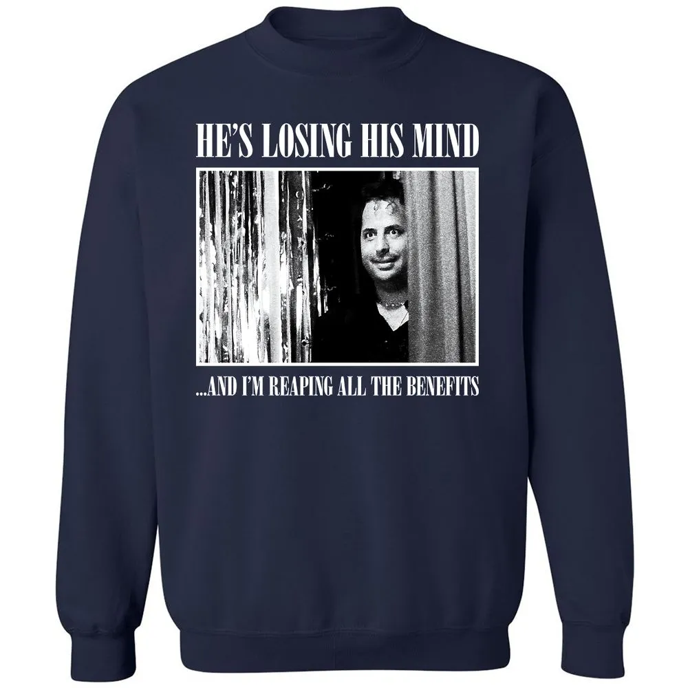 Classic Unisex Sweatshirt - WNZYHAUX - Navy - 2