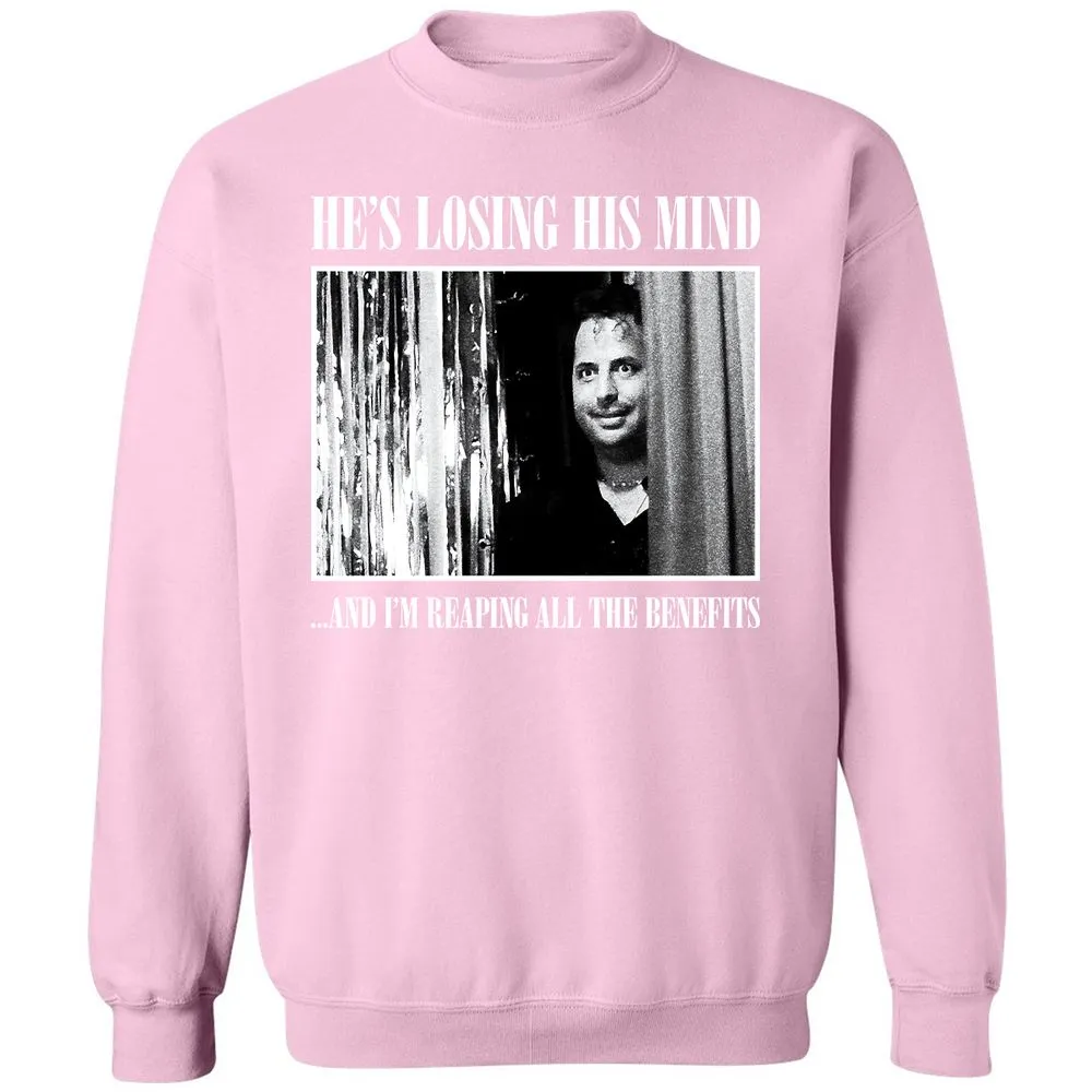 Classic Unisex Sweatshirt - WNZYHAUX - Light Pink - 3