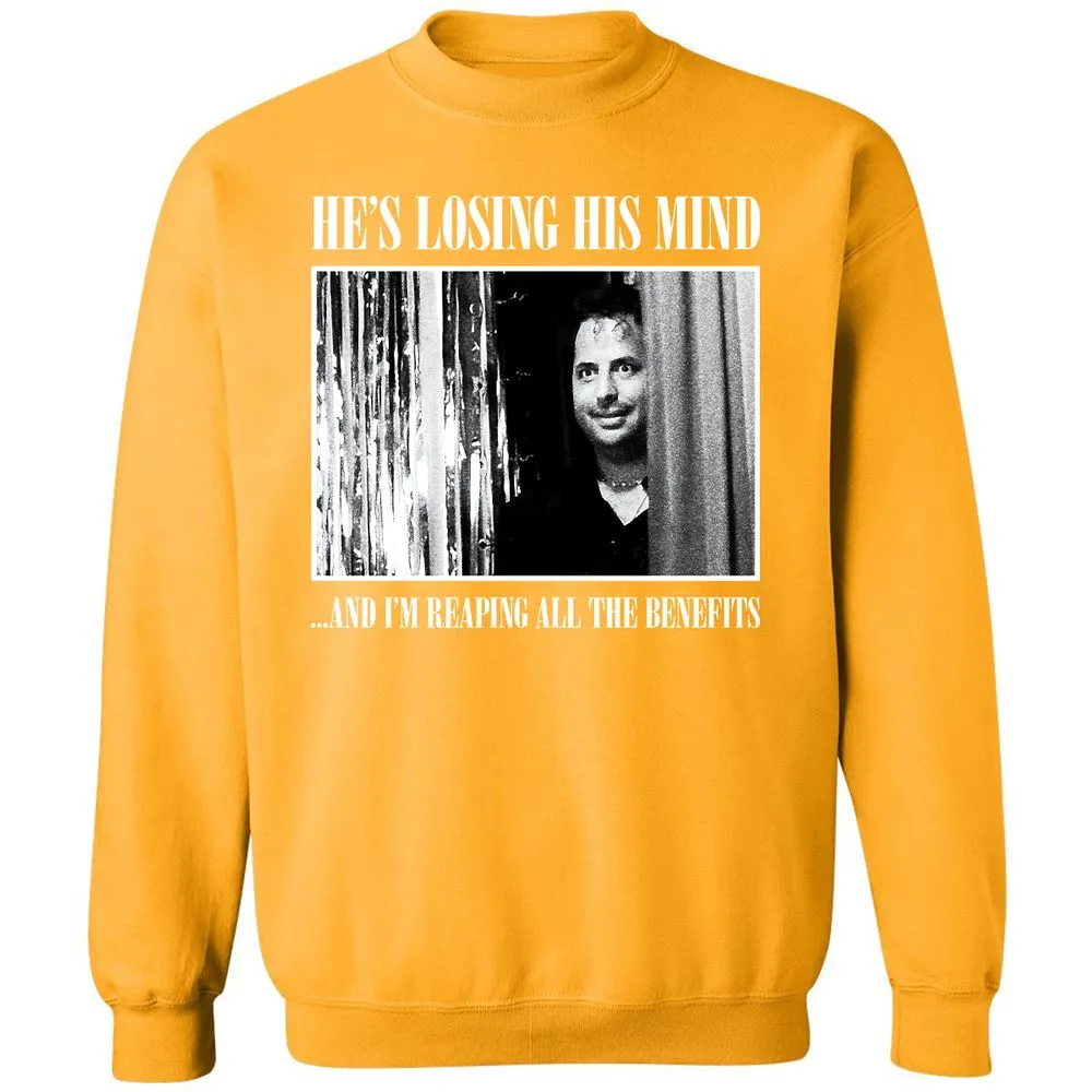 Classic Unisex Sweatshirt - WNZYHAUX - Gold - 11