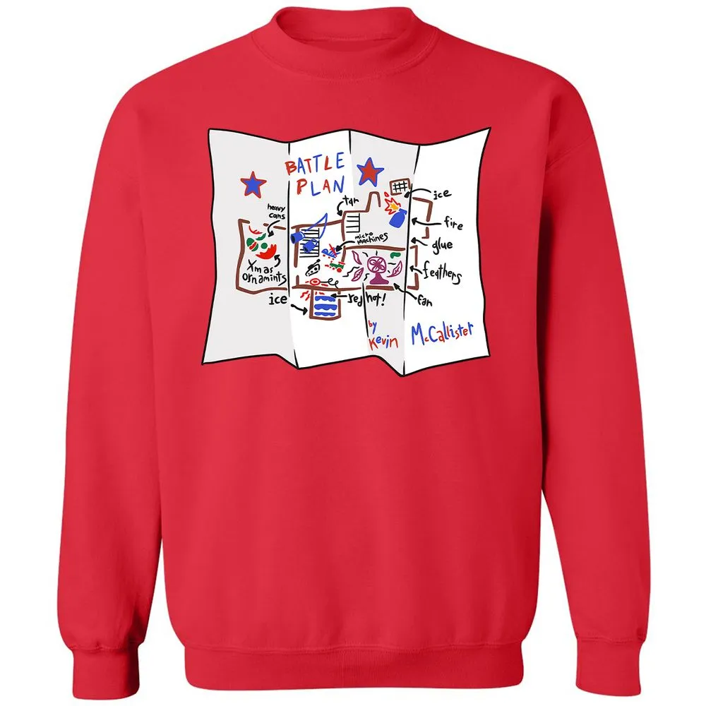 Classic Unisex Sweatshirt - T1GAJ7CM - Red - 5