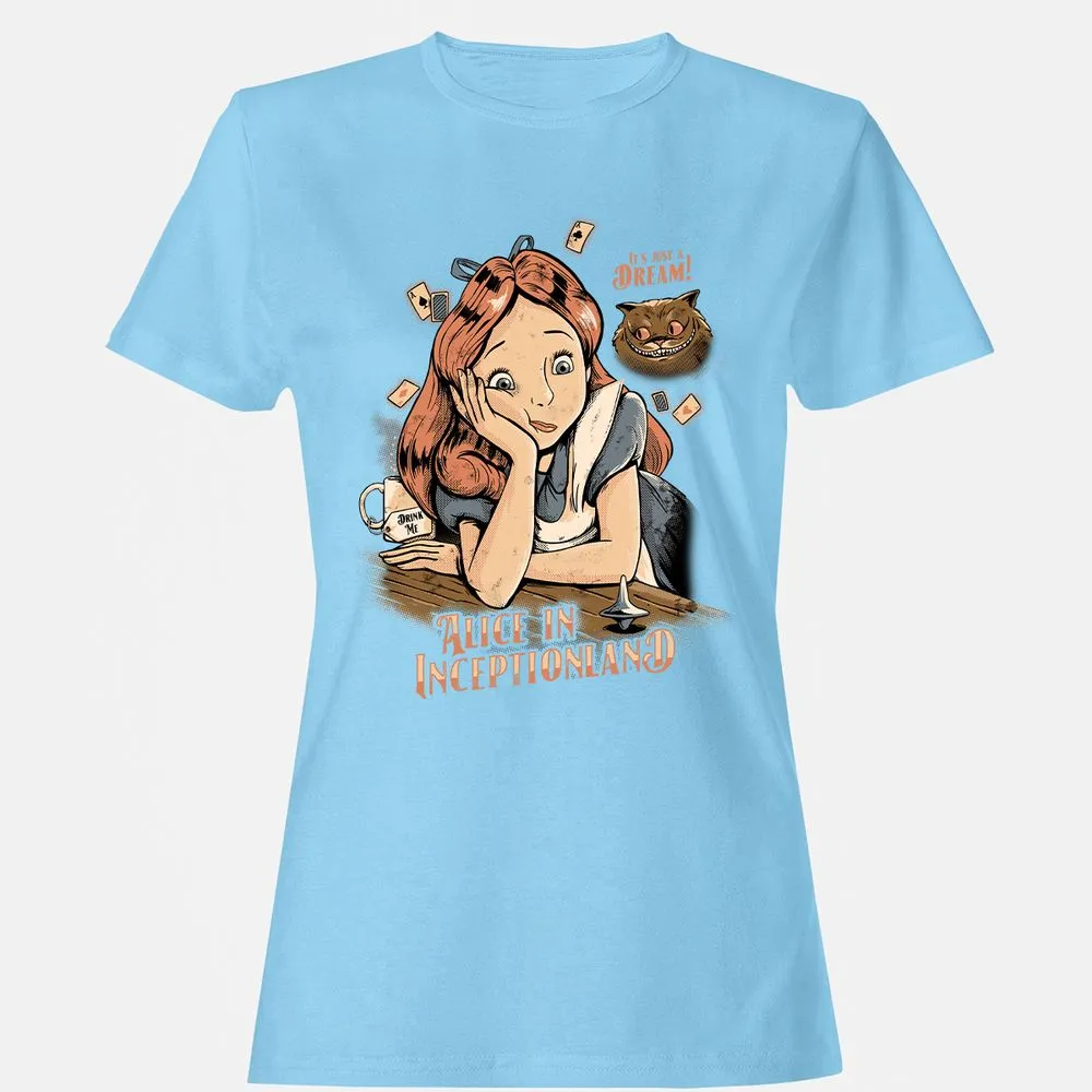 Women's T-Shirt - 7A8E2N9F - Light Blue - 8