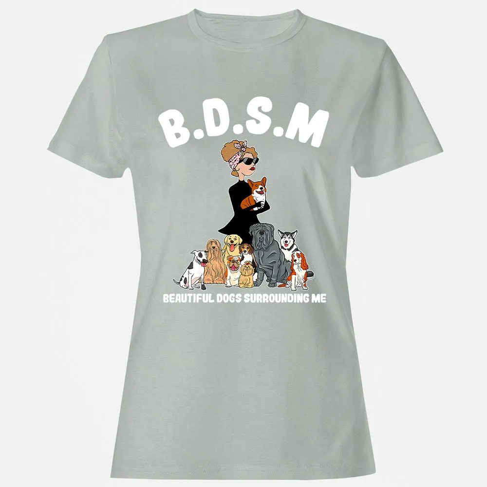 Women's T-Shirt - ZCKD57Q8 - Ash - 2