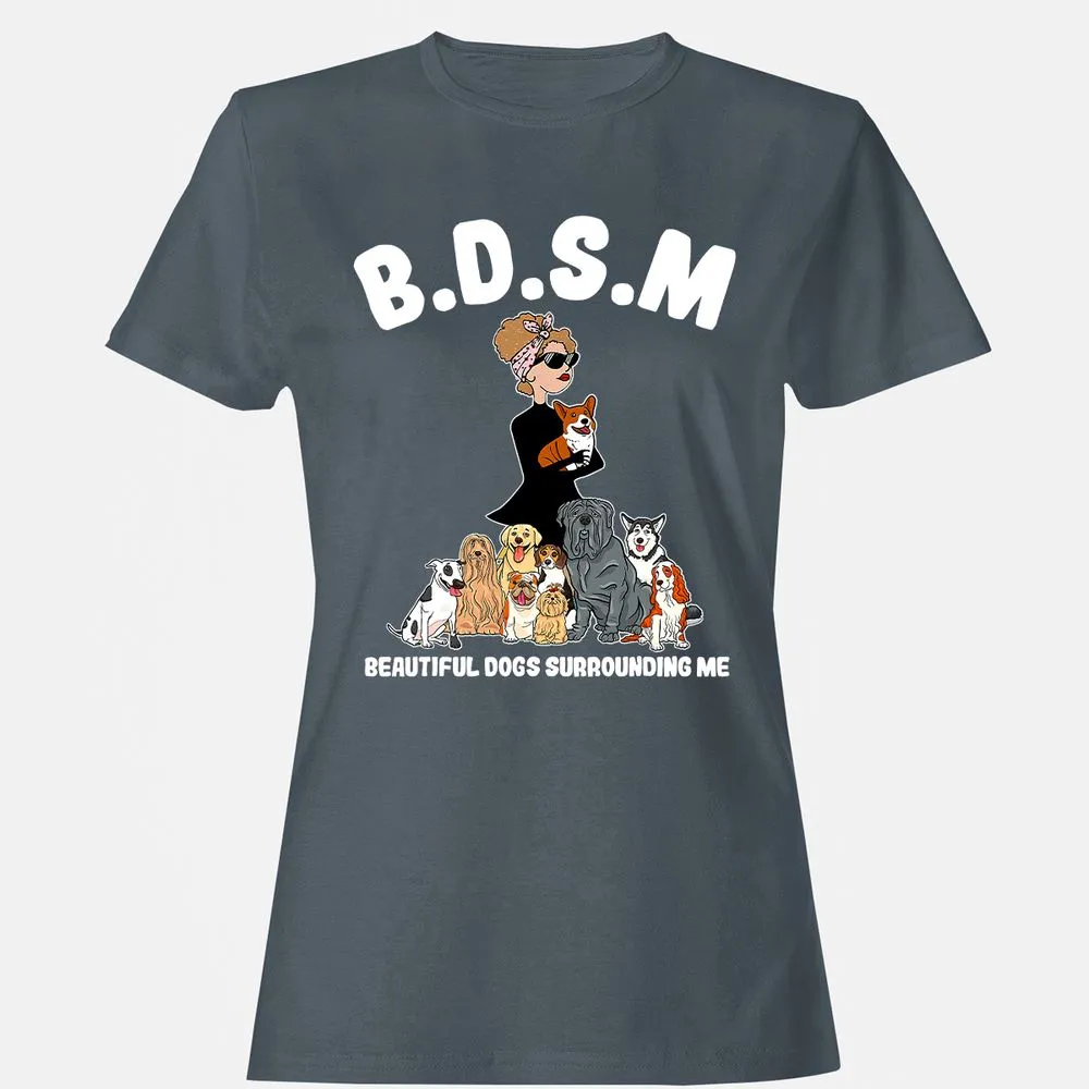 Women's T-Shirt - ZCKD57Q8 - Charcoal - 3