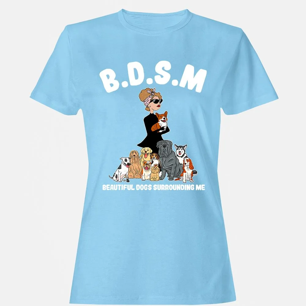 Women's T-Shirt - ZCKD57Q8 - Light Blue - 8