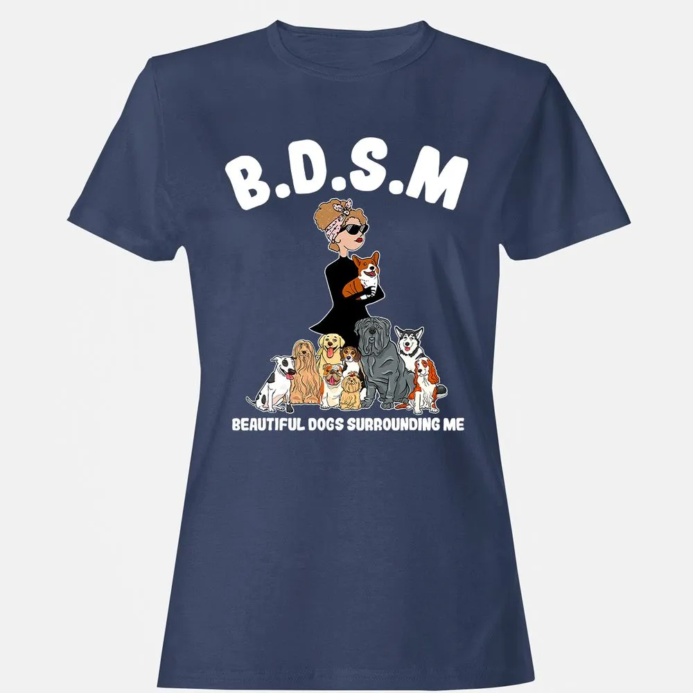Women's T-Shirt - ZCKD57Q8 - Navy - 10