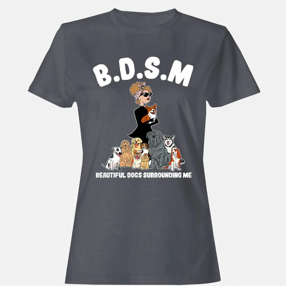 Women's T-Shirt - ZCKD57Q8 - Dark Heather - 5