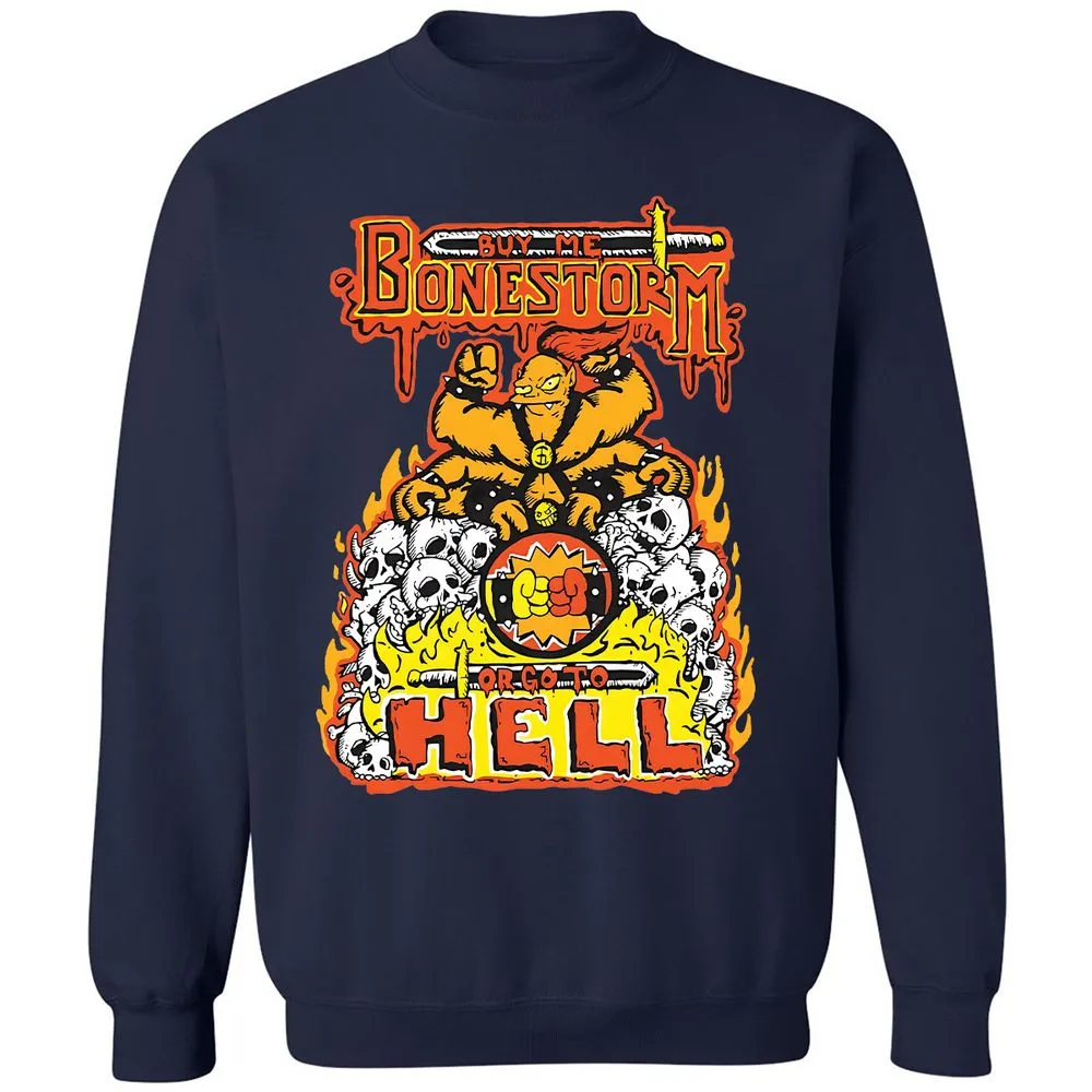 Classic Unisex Sweatshirt - A3U8XR5F - Navy - 8