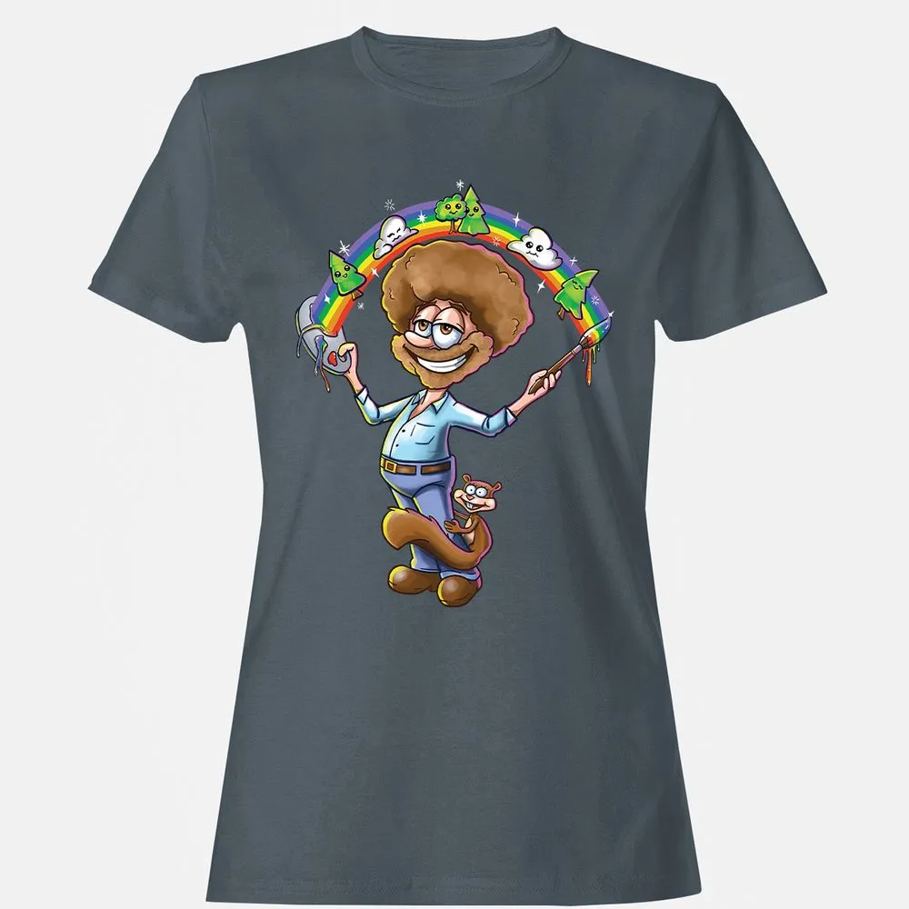 Women's T-Shirt - Z5VYS4F8 - Charcoal - 3