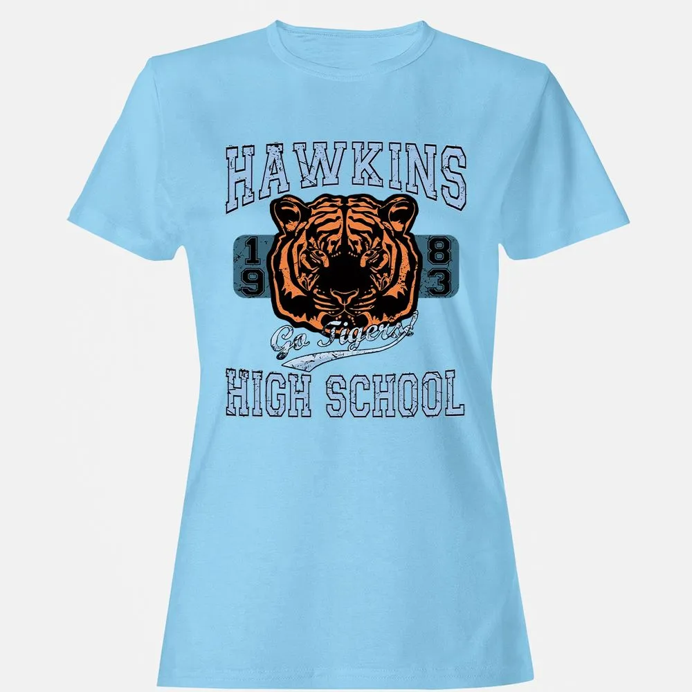 Women's T-Shirt - DHZ1YWFQ - Light Blue - 8
