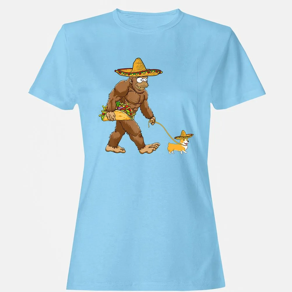 Women's T-Shirt - SPJ9CWYQ - Light Blue - 8