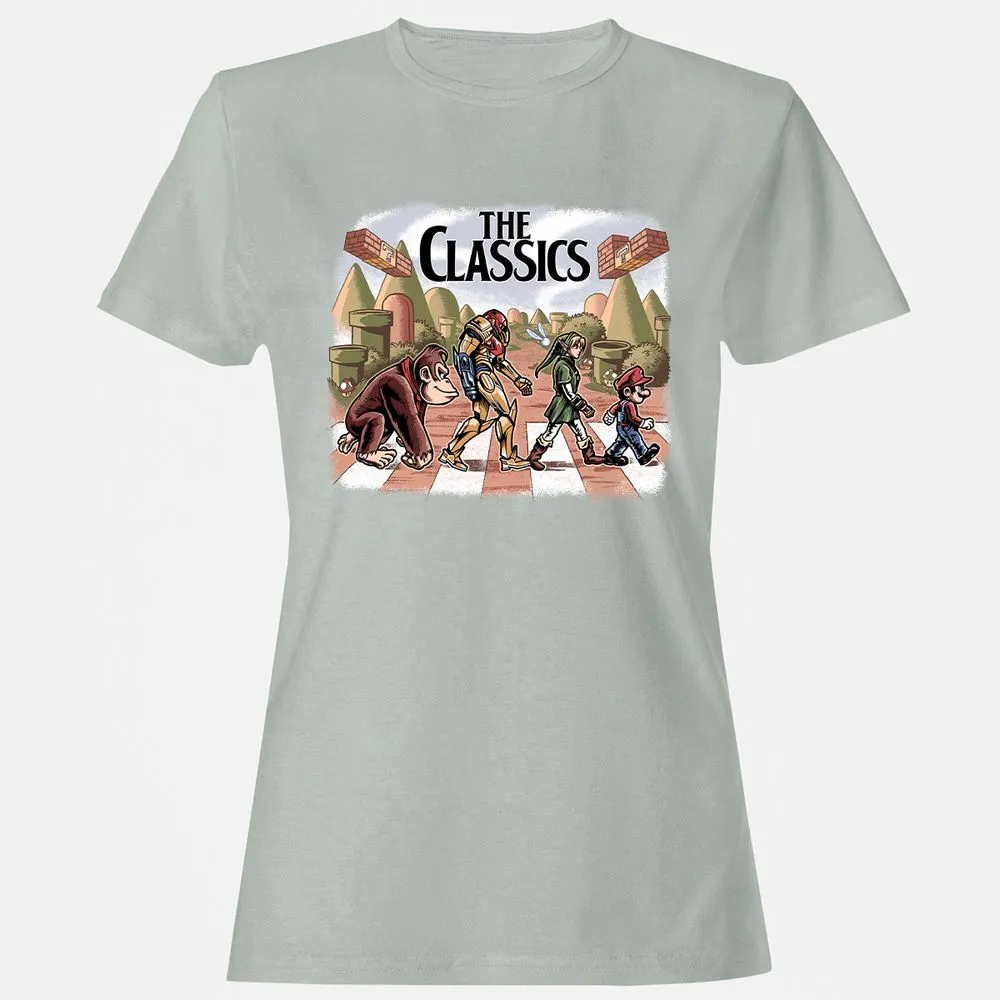 Women's T-Shirt - 17XQ7MGU - Ash - 2