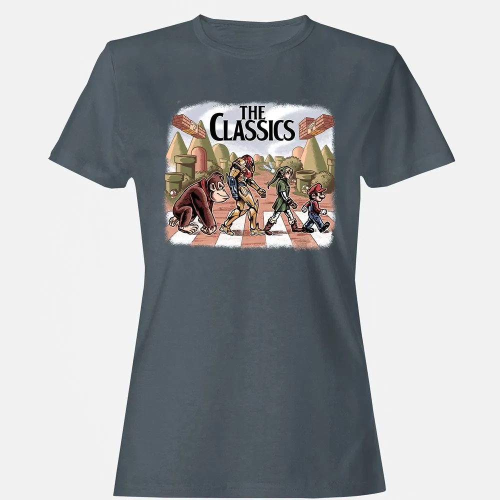 Women's T-Shirt - 17XQ7MGU - Charcoal - 3