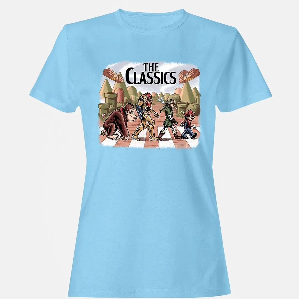 Women's T-Shirt - 17XQ7MGU - Light Blue - 8