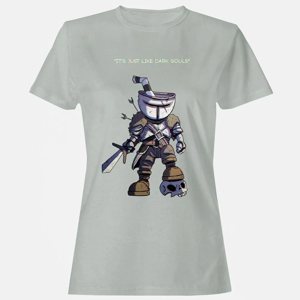 Women's T-Shirt - MACRKBQP - Ash - 2