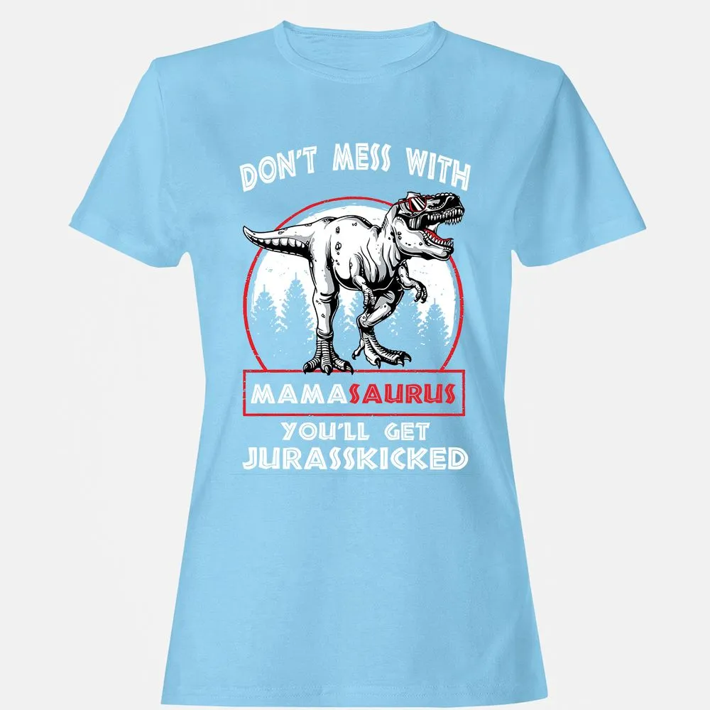 Women's T-Shirt - A8JQCE7Q - Light Blue - 8
