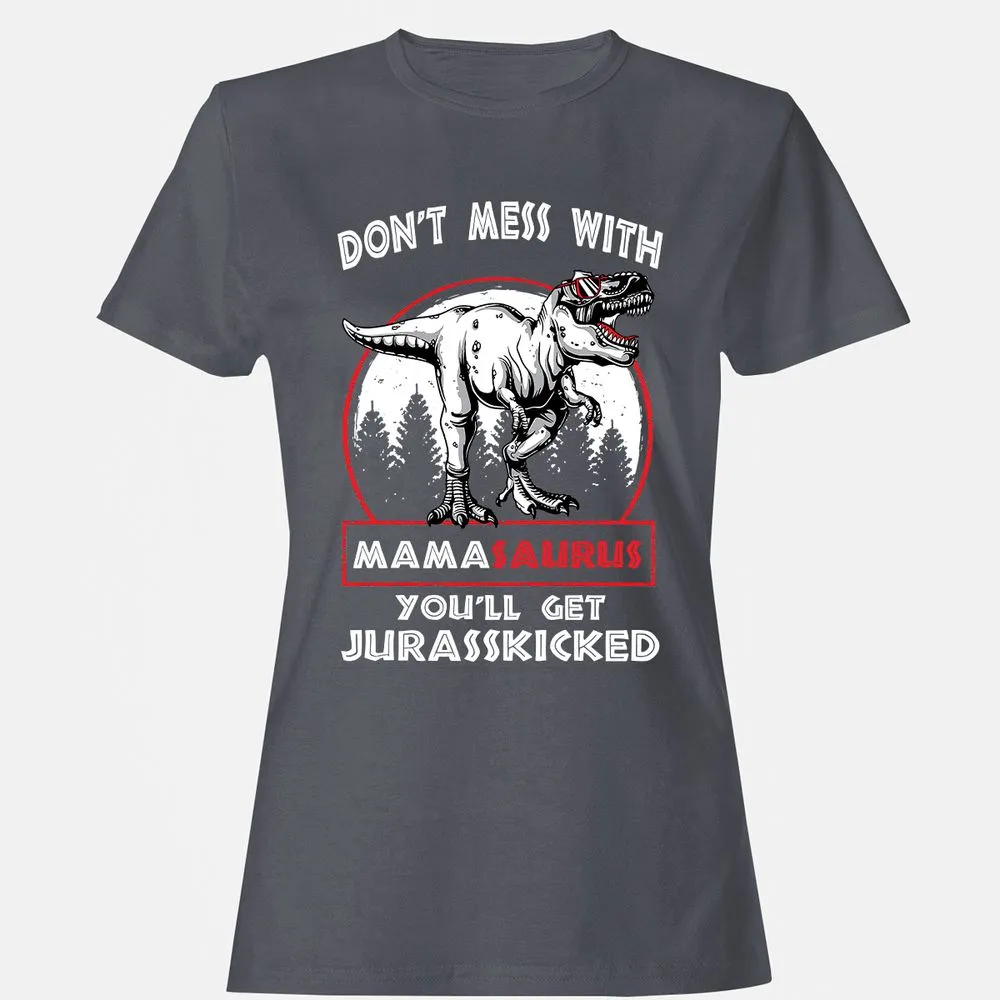 Women's T-Shirt - A8JQCE7Q - Dark Heather - 5