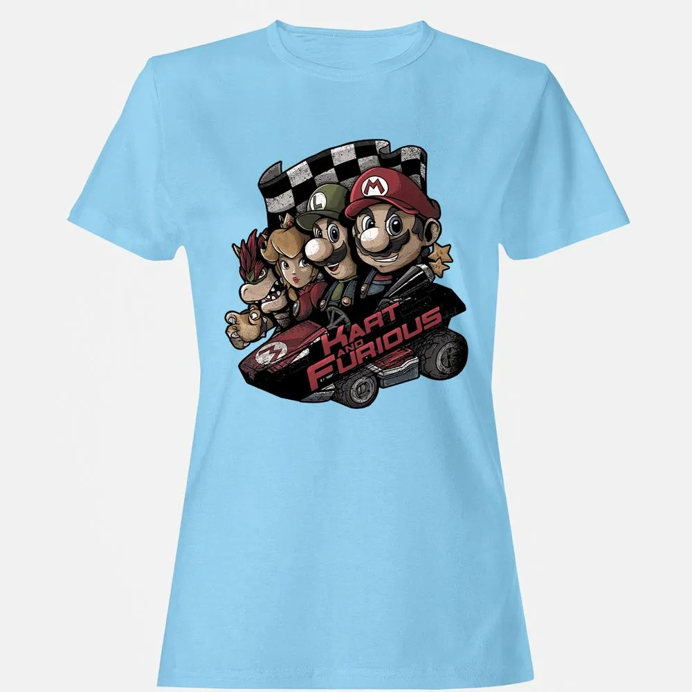 Women's T-Shirt - KVNQX68A - Light Blue - 8
