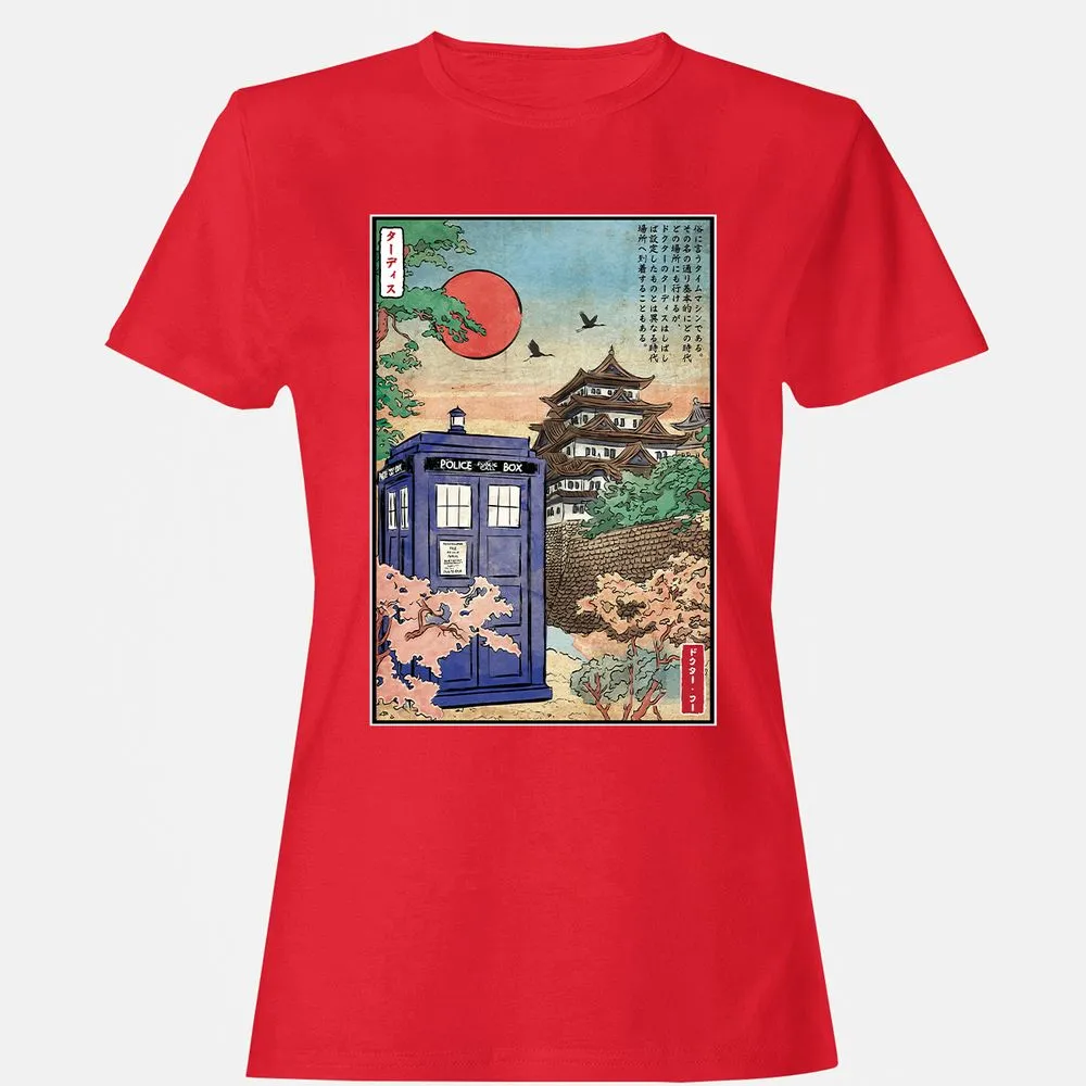 Women's T-Shirt - E193XH7Z - Red - 13