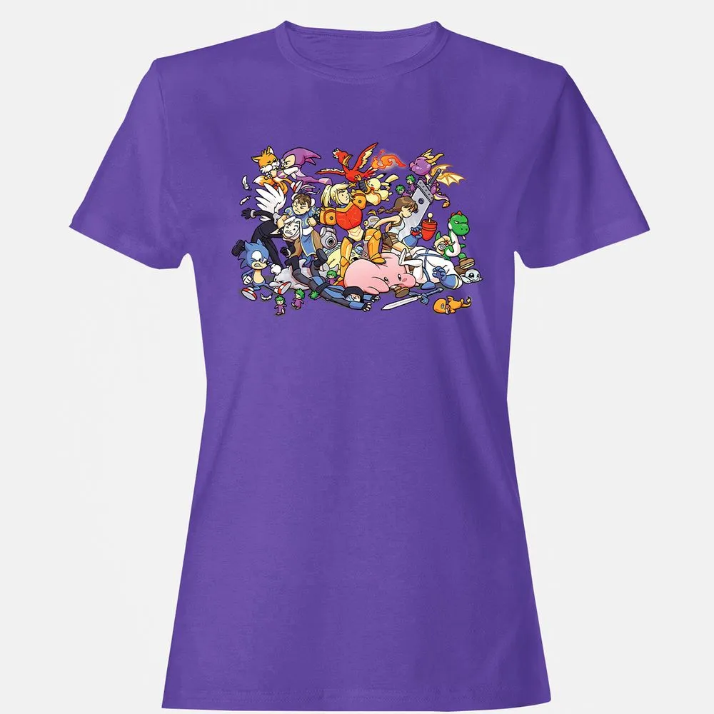 Women's T-Shirt - 197MLCMZ - Purple - 12