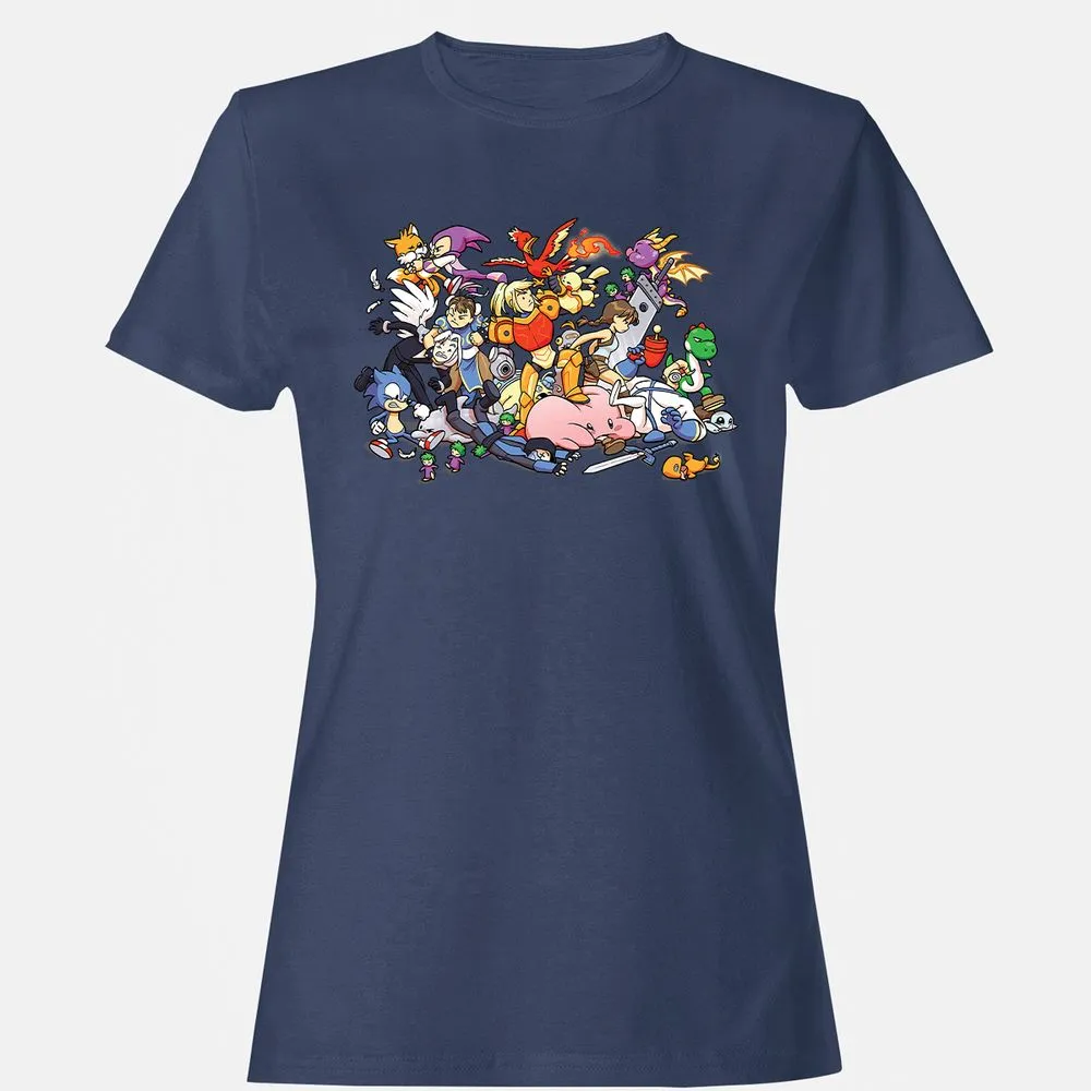 Women's T-Shirt - 197MLCMZ - Navy - 10
