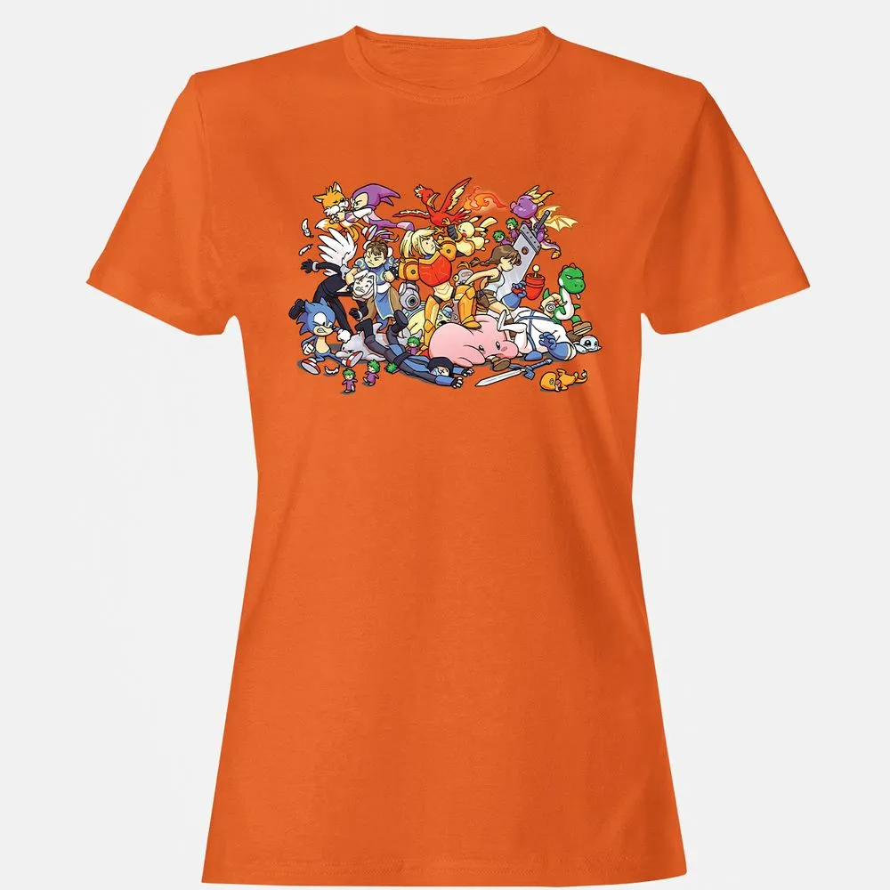 Women's T-Shirt - 197MLCMZ - Orange - 11