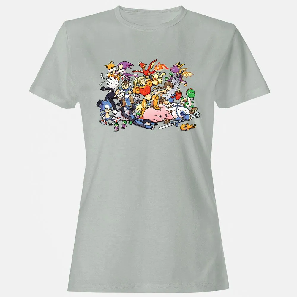 Women's T-Shirt - 197MLCMZ - Ash - 2
