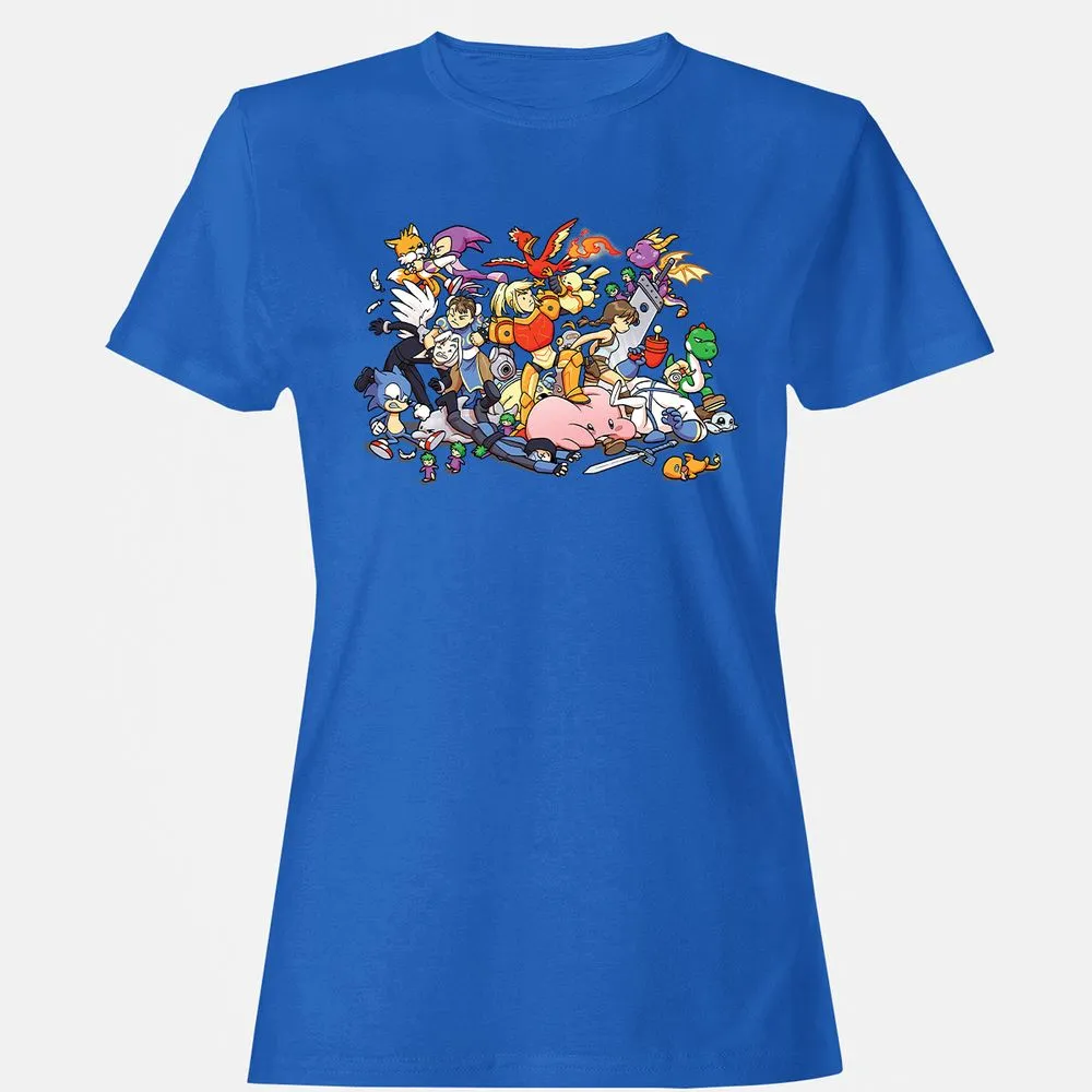 Women's T-Shirt - 197MLCMZ - Royal - 14