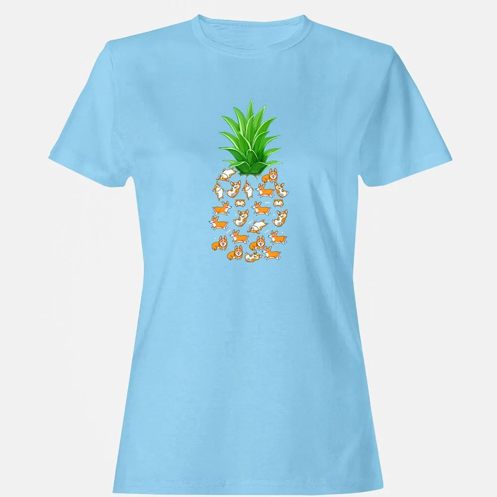Women's T-Shirt - XZ9GGWJ7 - Light Blue - 8
